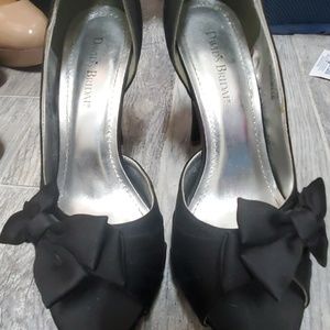 David's bridal peep toe heels